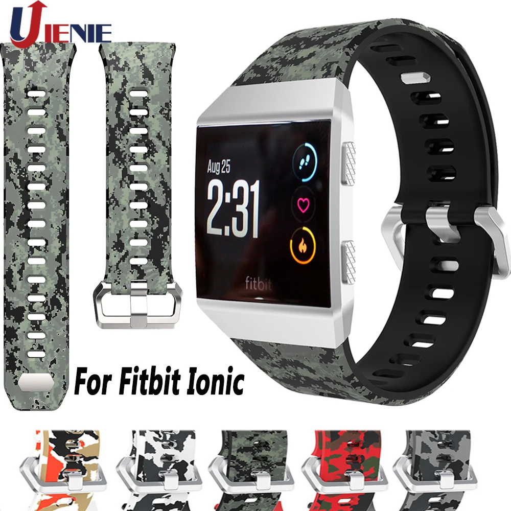 Силиконовые спортивные часы Браслет для Fitbit Ionic Смарт-часы ремешок регулируемый сменный Браслет для Fitbit Ionic ремешок
