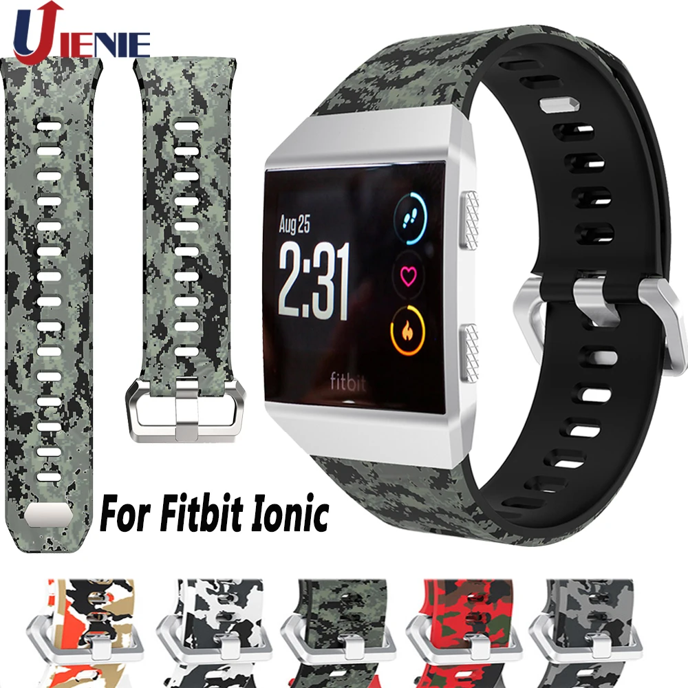 

Silicone Sport Watch Band Bracelet for Fitbit Ionic Smart Watch Strap Adjustable Replacement Wristband for Fitbit Ionic Strap
