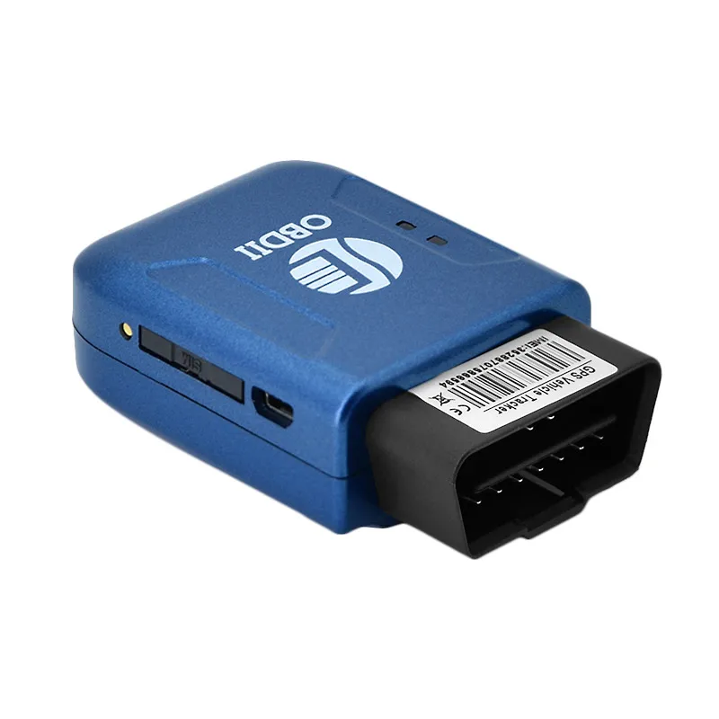 Mini OBD2 GPS tracker GPRS Real Time Tracker Car Tracking System With Geofence protect Vibration Phone SMS alarm alert tk206