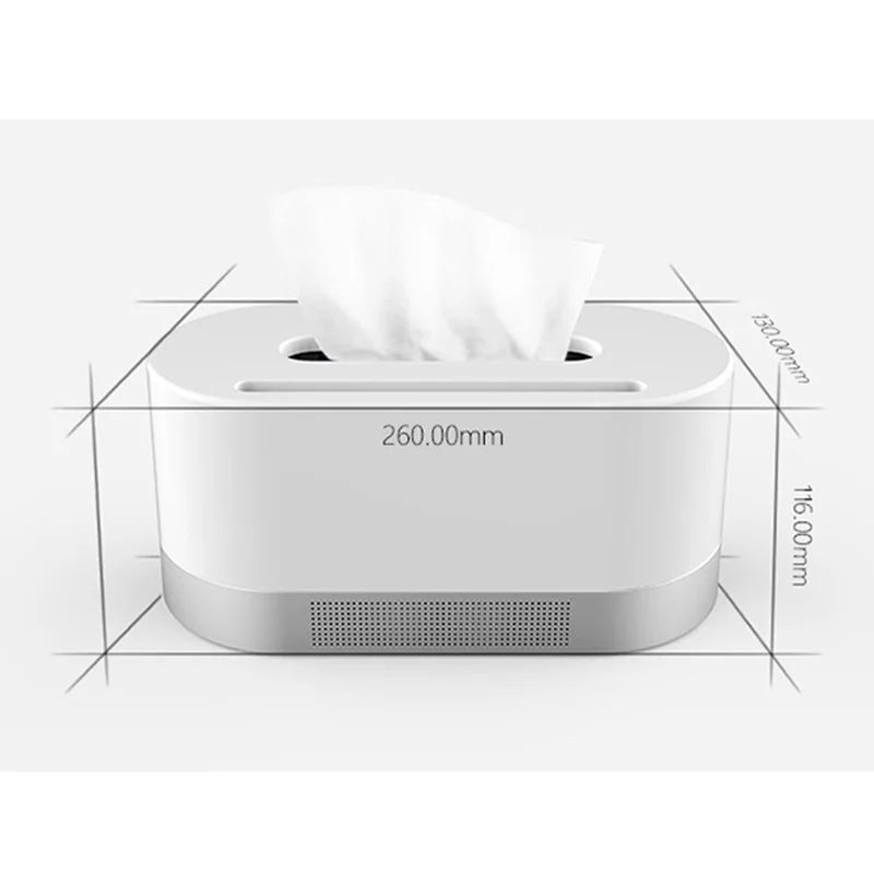 Tissue Box Wireless BT Speaker Stereo Music Soundbox Speaker With Phone Stand Function Support TF card U Disk Novelty Gift (8)