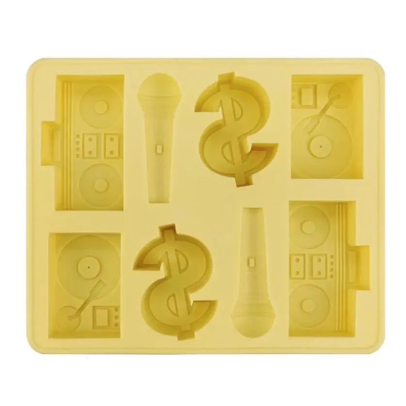 

1pc Dollor Shape Ice Cube Tray Silicone Chocolate Molds, Handmade Diy Ice Lattice Mold Handmade Soap Mold 2019