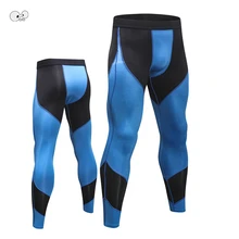 Новинка, компрессионные штаны, лоскутные, спортивные, для бега, мужские, для бега, леггинсы, для фитнеса, для спортзала, одежда, быстросохнущие, леггинсы, брюки