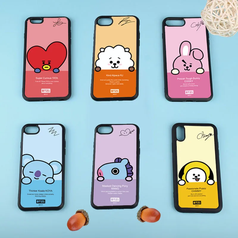 2018 Новый Kpop BTS JIMIN TATA BT21 цинковый сплав время брелок офис и школьные