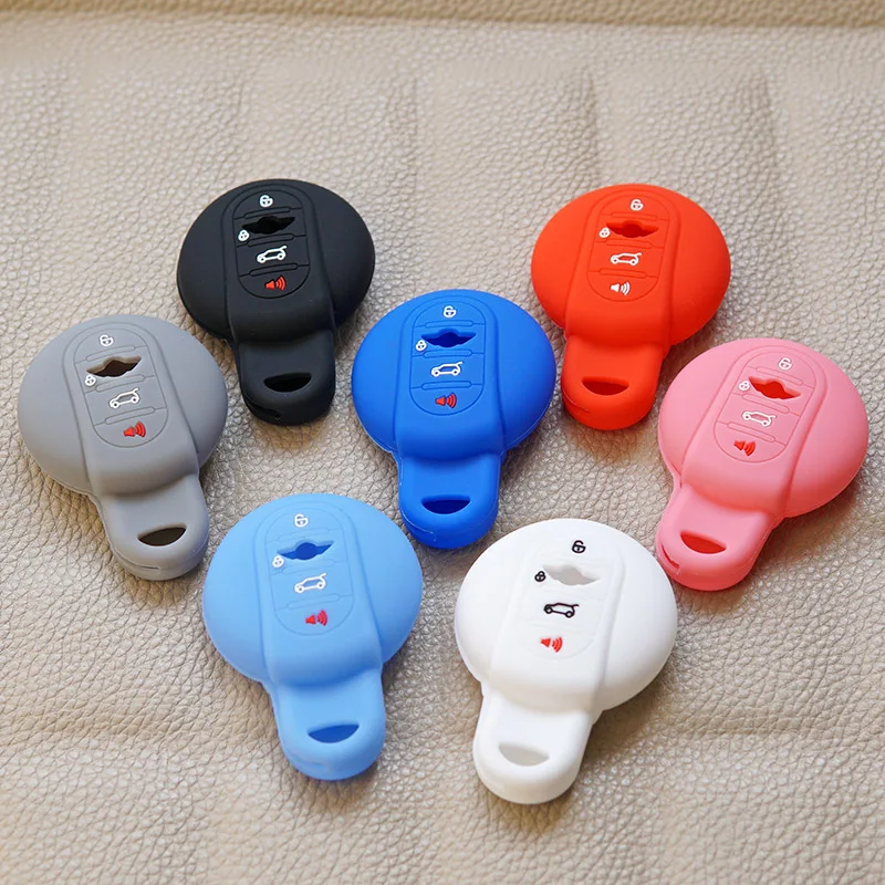 Силиконовый чехол для ключа BMW mini cooper poadster coupe countryman paceman R55 R56 R57 R60 F55 F56|fob cover|silicone key