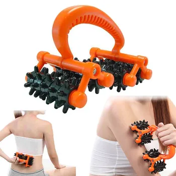 

home Health Care Roller massager celulitis women body neck shoulders back hands feet legs face massager slimming massage roller