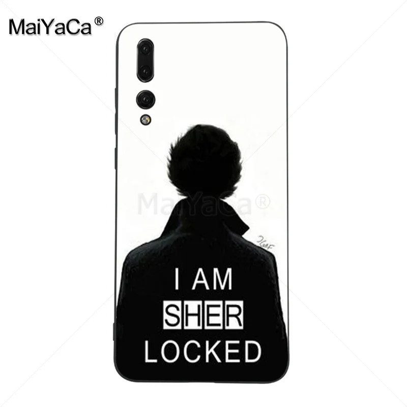 Роскошный модный 2D чехол MaiYaCa для телефона с надписью i am шерлоком Холмсом Huawei mate 9