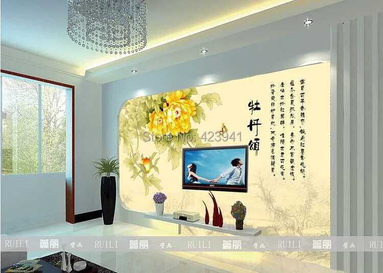 

2917 Can be customized 3D visual space home decoration mural art wallpaper Restoring ancient personality wall sticker home decor