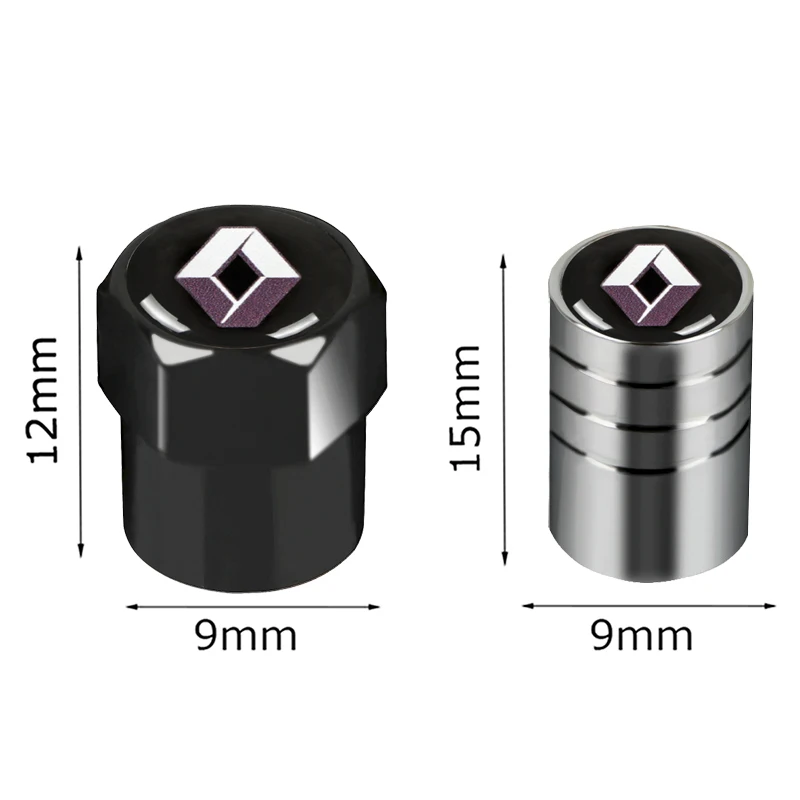 4 шт. для украшения автомобиля, мотоцикла автомобиля вентиль шины колеса Air Caps чехол для Renault duster megane 2 logan renault clio автомобильные аксессуары