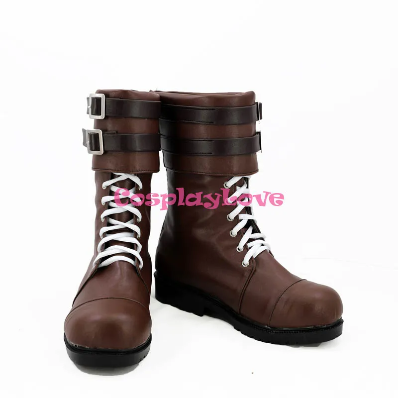 Girls Frontline Saiga12 Brown Cosplay Shoes Boots Custom Made For Hallowee Christmas CosplayLove (3)