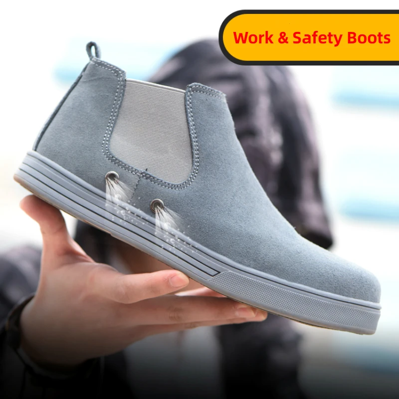

Youtehao brand plus size 45 Work & Safety Boots summer electric welder safety shoes lightweight impact resistant male shoes