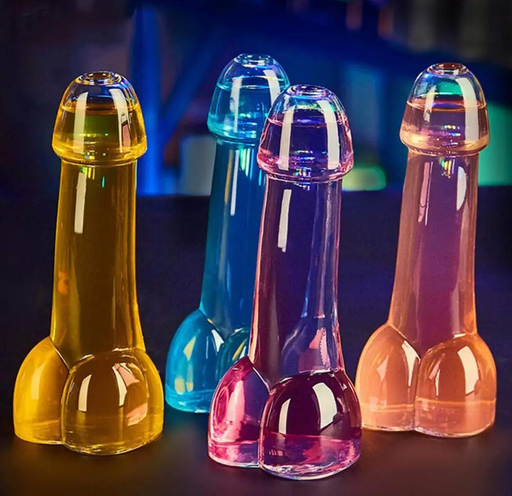 

2Pcs/Lot Creative Transparent Wine Glass Cup High Boron Martini Cocktail Beer Party Bar Cup for Bar Decoration Universal Cup