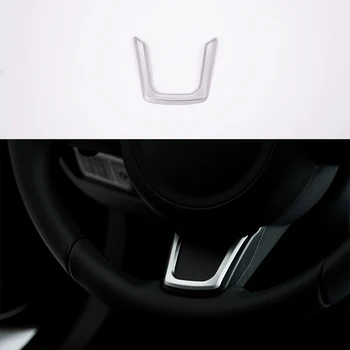 

Car Styling Steering Wheel U Type Covers Trim decorative frame Stickers for Jaguar XF XFL XE F-PACE Series