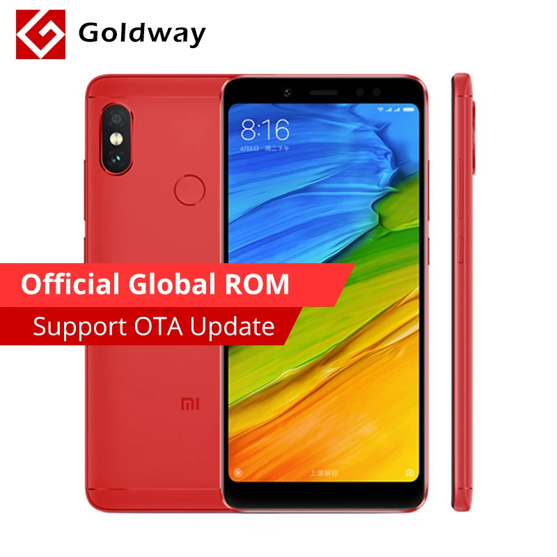 

Original Xiaomi Redmi Note 5 6GB RAM 128GB ROM Smartphone Snapdragon 636 Octa Core 5.99" 18:9 Full Screen MIUI Dual Camera
