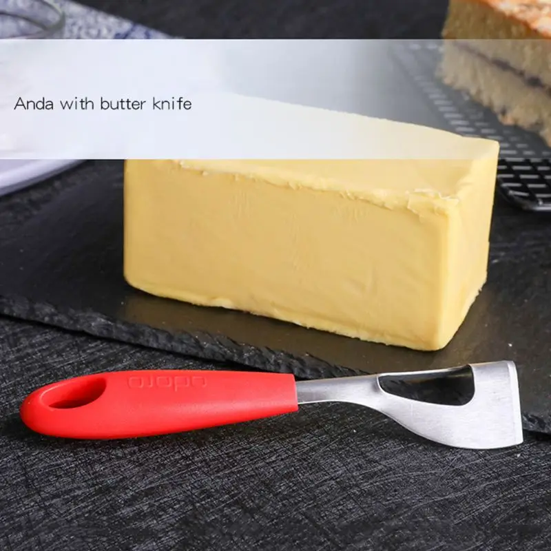 1 шт. резак для сыра, масла, нож из нержавеющей стали для скребков, инструменты для выпечки, кухонные гаджеты