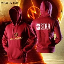 TV stern labors Die FLASH hoodies hoodies männer bequeme jacke beiläufigen sweatshirt homme