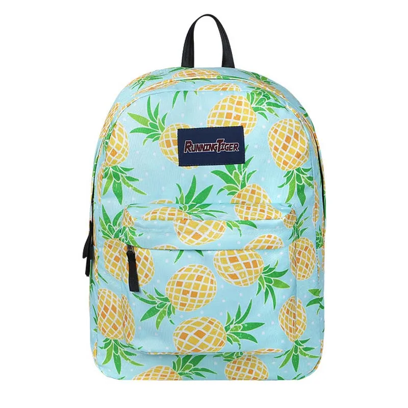 

waterproof pineapple Appliques laptop backpack Women anti theft backpack school Bag teenagers man computer feminina Backpack