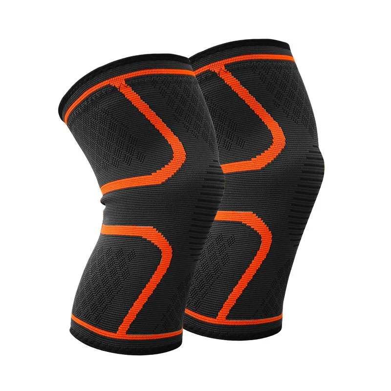 

2 PCS Fitness Running Cycling Knee Support Braces Elastic Nylon Sport Compression Knee Pad Sleeve for Basketball Volleyball