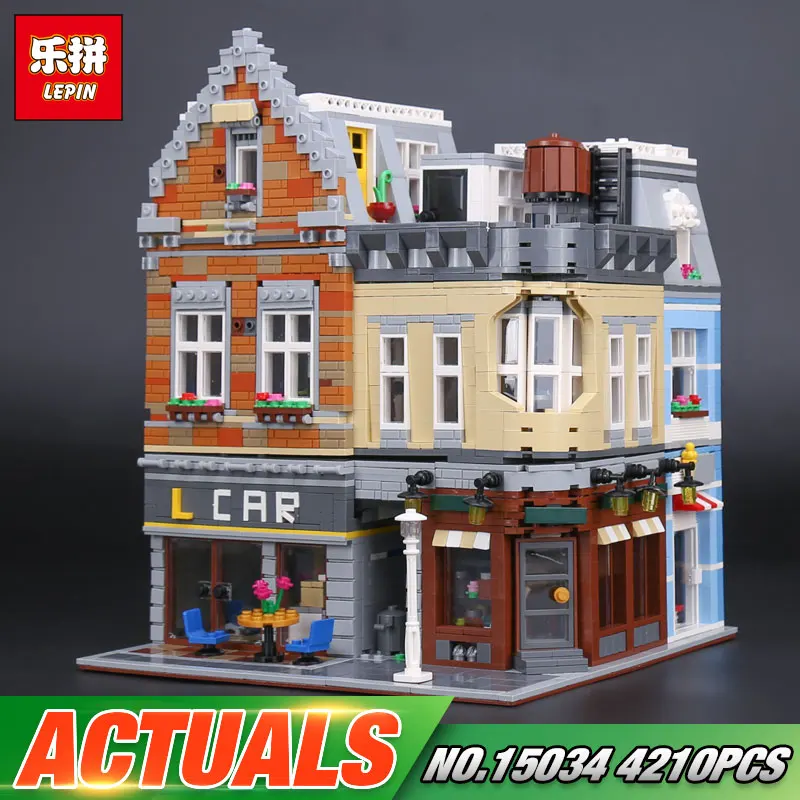 

Lepin 15034 4210Pcs Genuine MOC Series The New Building City Set Building Blocks Bricks Educational Toys Model As Boy`s Gifts