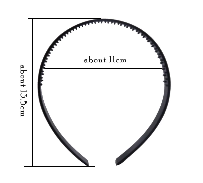 20 шт DIY головная повязка ABS 10 мм 15 мм девочка шаг зуб пластик полуфабрикат обруч для волос зубчатые пластиковые головки пряжки белый черный