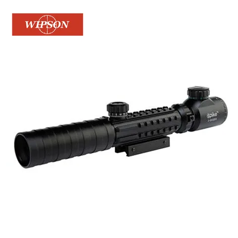 3-9×32 por Exemplo Escopos com 22mm para Pistola de ar Wiinson Marca Caça Escopo Vermelho – Verde Ponto Iluminado Vista Tático Sniper b