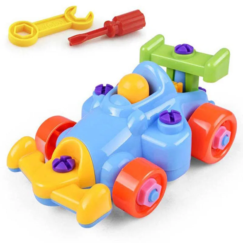 Раннего обучения Образование винт DIY Гайка Группа установлен Пластик 3d Puzzle разбираемый мотоцикл детские игрушки для детская головоломка - Цвет: 1