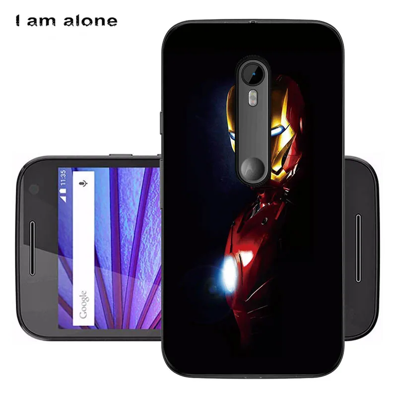 Чехлы для телефонов I am alone, для Motorola Moto G3, 5,0 дюймов, мягкий ТПУ чехол для мобильного телефона, милая сумка для Motorola Moto G3