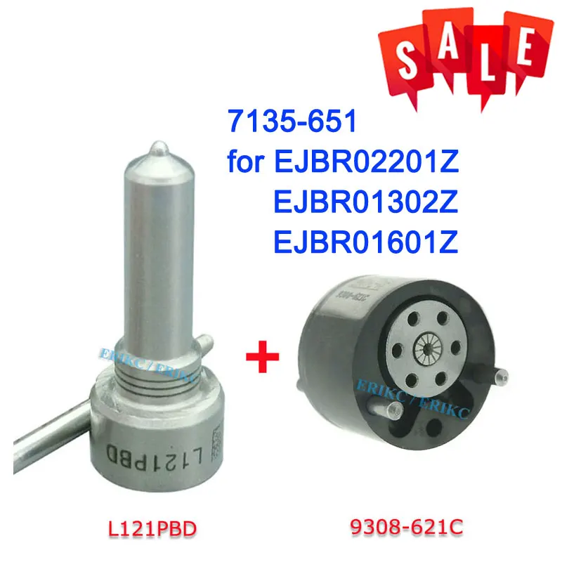 

ERIKC 7135-651 Injector Repair Kits Include Nozzle L121PBD and Valve 9308-621C for FORD 2T1Q9F593AA 1S4Q9F593AF RM2T1Q9F593AA
