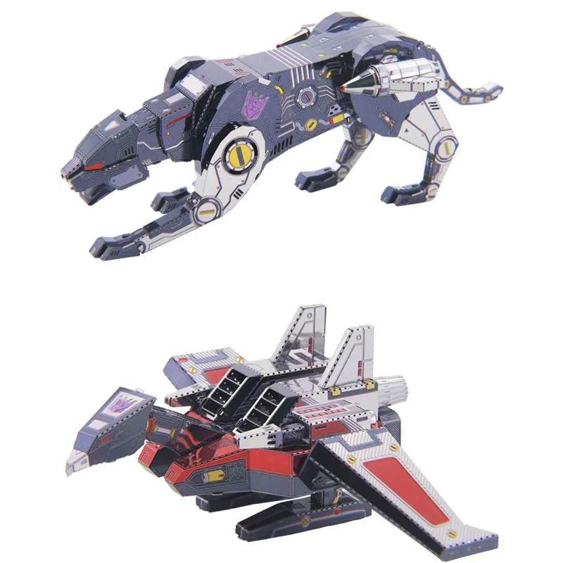 YM-L049-A MU Кассетная лента Laserbeak Ravage Frenzy Rumble 3D металлические наборы DIY сборка головоломки лазерная резка головоломки строительные игрушки - Цвет: YM-L049-A