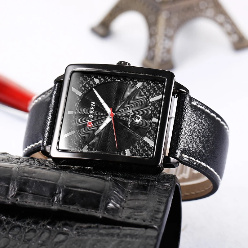 

Curren 8117 Luxury Brand Genuine Leather Strap Analog Display Date Men's Quartz Watch Casual Watch Men Watches relogio masculino