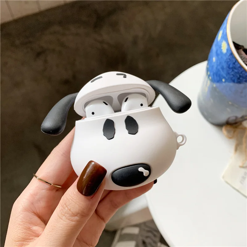Bluetooth наушники чехол для Airpods милый защитный чехол Сумка Мультфильм Роскошные аксессуары для apple airpods 2 Чехол 3D дизайн