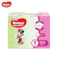 Подгузники Huggies для девочек Ultra Comfort 12-22 кг(размер 5) 105 шт