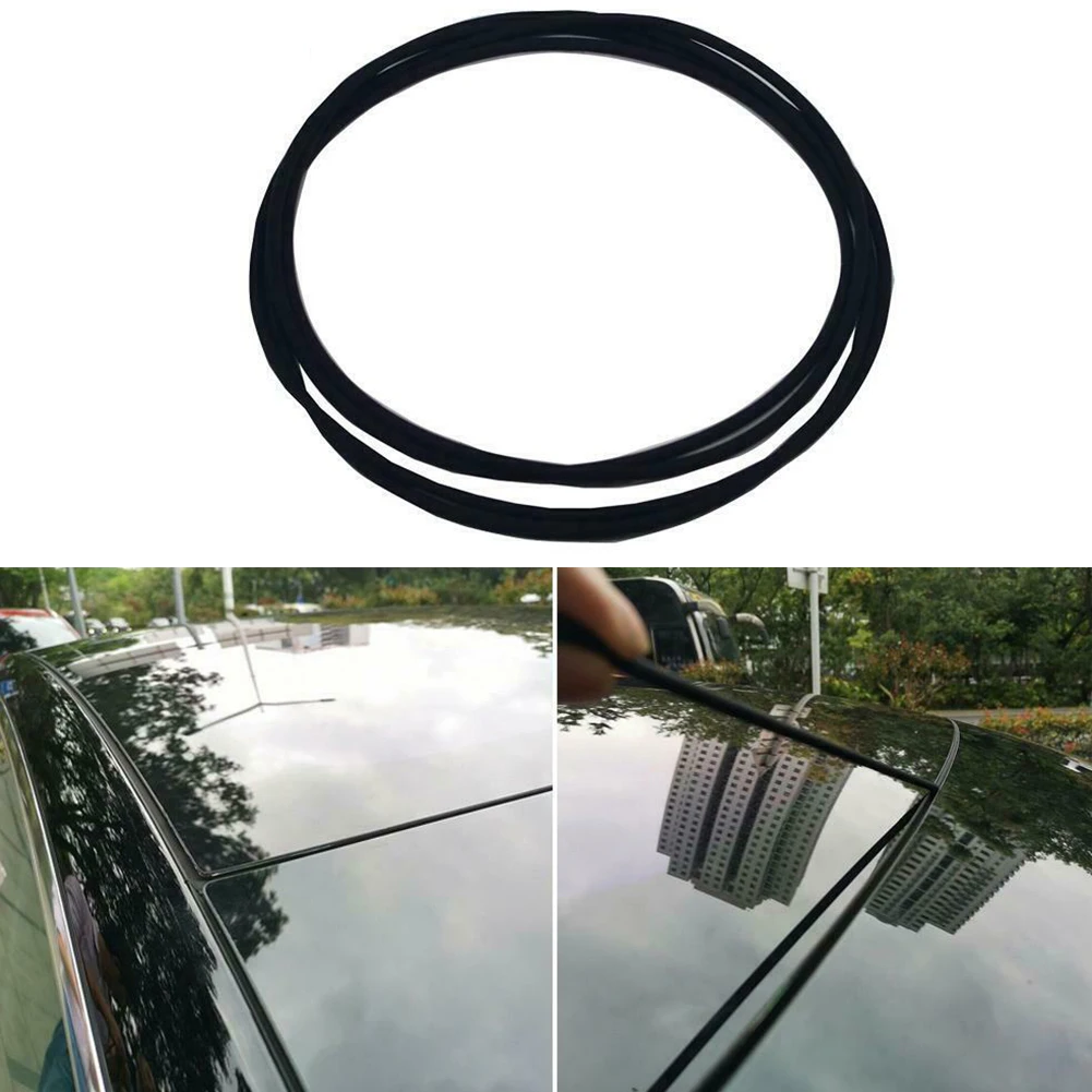 

Dustproof Noise Reduction Windshield Car Sunroof Styling Sealing Strip Durable Waterproof Sound Proof No Trace For Tesla Model 3