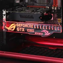 Монтажный Кронштейн подходит для GTX 1080 1070 1060ti Графический держатель для карт DIY внешняя светодиодная подставка для видеокарт