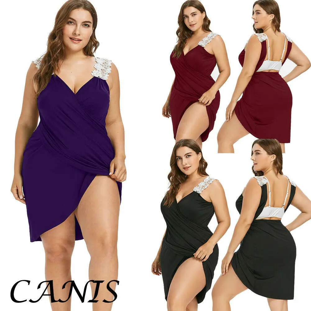 

Women Holiday Beach Bikini Cover Up Boho Solid Beach Dress Beachwear Bathing Suit Casual Party Sun Mini Sundress