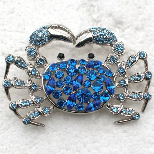 Wholesale Rhinestone Crab Pin brooches Pendant C101854in Brooches from