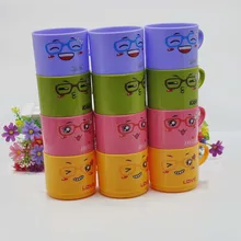 Kawaii мультфильм любовника чашки Творческий PP молока чашку персонализированные детские Чай чашка 200 мл милые стакан для друга Детский подарок
