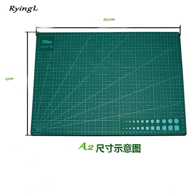 

1 pcs A2 Pvc 45cm *60cm Rectangle Grid Lines Self Healing Cutting Mat Tool Fabric Leather Paper Craft DIY tools