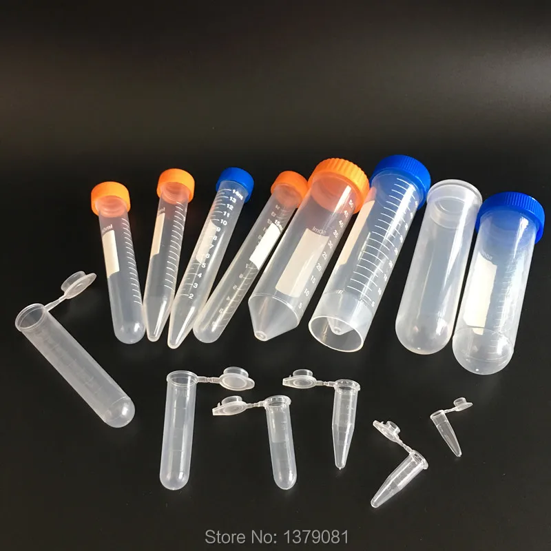 

500pcs 0.1ml.0.2ml.0.5ml.1.5ml.2ml Plastic Micro Centrifuge Tube ,Plastic Capsule Packing ,Shell Pointed End EP Tubes