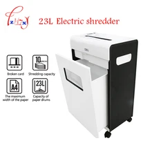 Electric Paper shredder Mute file grinder Destroy Document Files 23L large household o-ffice file paper shredder 3*15mm