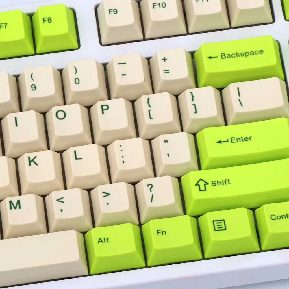 Шампанское keycap 108/137 клавиши PBT Вишневый профиль краситель сублимированный MX