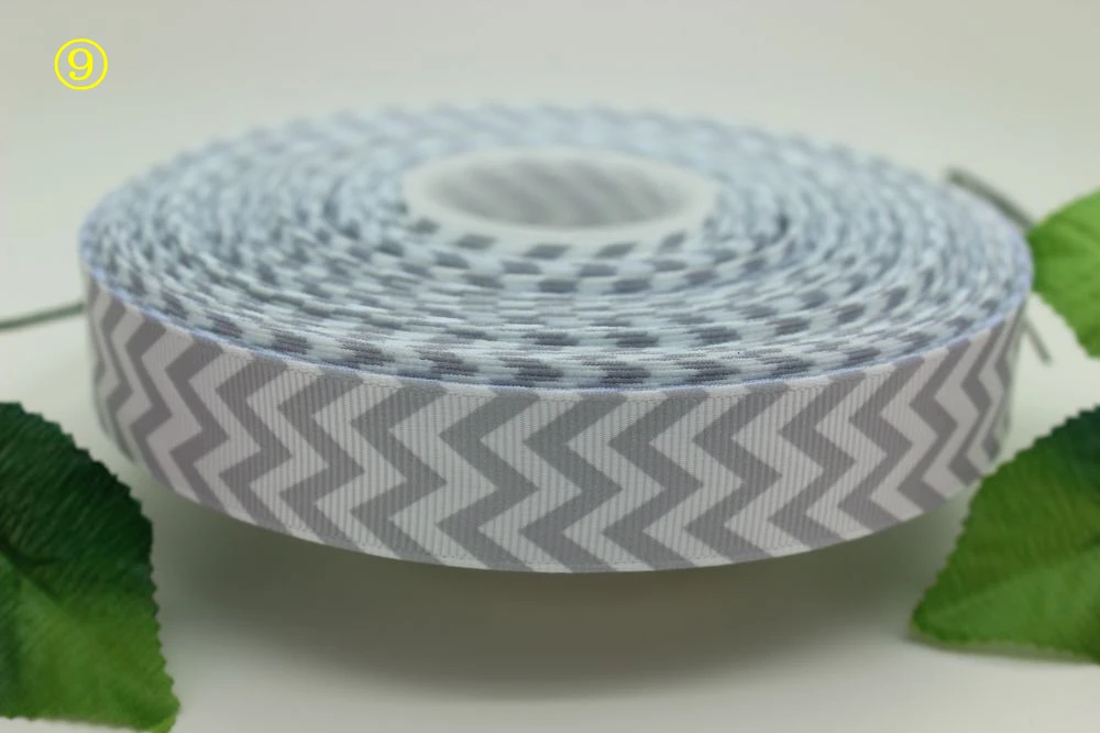 Новое поступление 7/8 ''Бесплатная доставка Шеврон Печать 11 цветов grosgrain лента