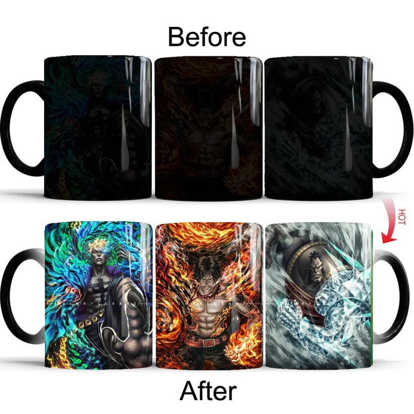

Drop Shipping One Pieces Coffee Mugs Color Change Cups and Mugs Creative Tea Magic Mark Drinkware 2019 Hot Sale