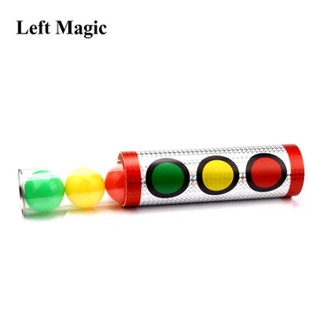 Miracle Balls Magic Tricks Traffic Lights Color Change Stage Magic Props Illusion Gimmick Mentalism Classic Toys G8239 dove cage disappears and lady appears magic tricks for professional magician stage illusion gimmick prop funny classic toys