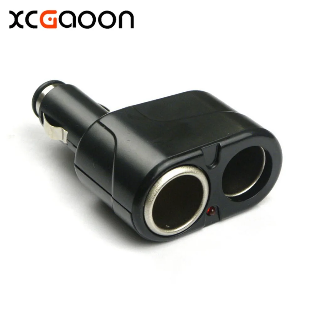 Xcgaoon автомобиля Зарядное устройство тройной Авто-прикуриватели адаптер 12 В 24 В 2 способа розетки для мобильных устройств Видеорегистраторы для автомобилей Камера для GPS и т. д