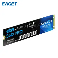 EAGET S300L M.2 SATA 3,0 SSD 120 ГБ Ultrabook 2280 NGFF Internal Solid State Drive Несокрушимая жизнь противоударный TLC мастер чип