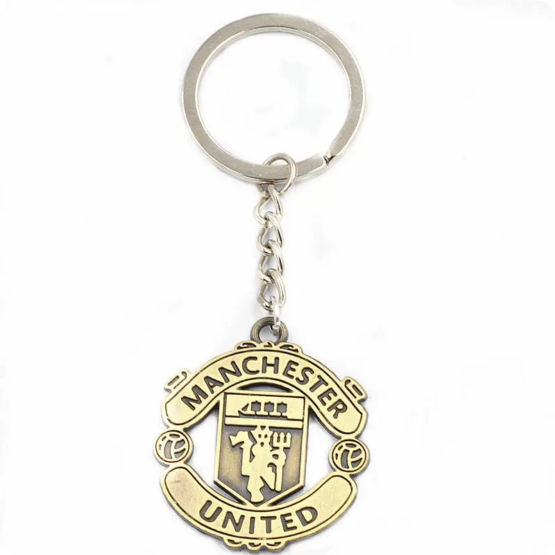  Hot fashion fans souvenir keychain! Europe and the United Football Club LOGO keychain basketball fans favorite souvenir gifts 