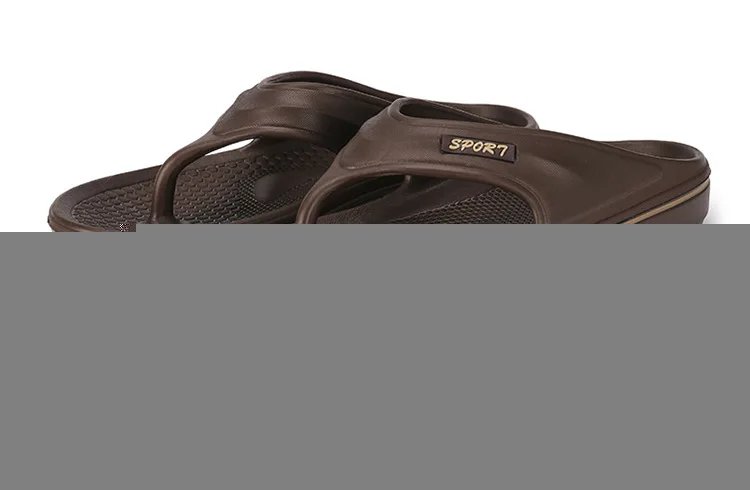 PADEGAO/летние мужские пляжные сланцы из ЭВА с нескользящей подошвой; уличные тапочки смешанных цветов на толстой подошве; Мужская обувь для отдыха в стиле ретро