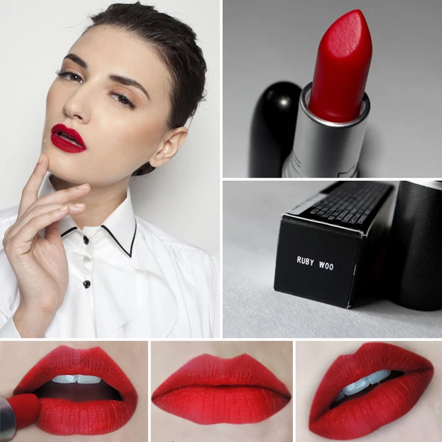 matte lipstick in russian red