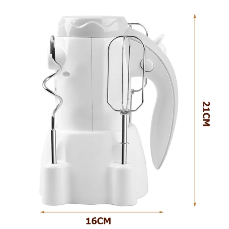 Handheld Electric Dough Mixer Egg Beater Food Blender Multifunctional Food Processor Kitchen Mixer Baking Eggbeater With Stora