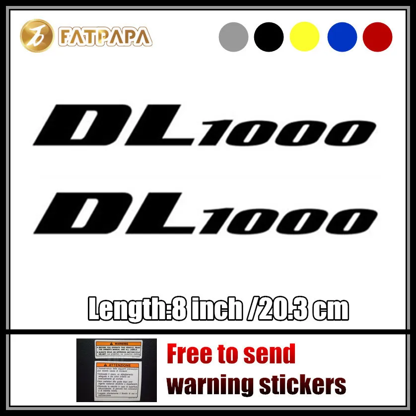 

motorcycle bike Fuel tank Wheels Fairing notebook Luggage helmet MOTO Sticker decals For Suzuki DL1000 DL 1000